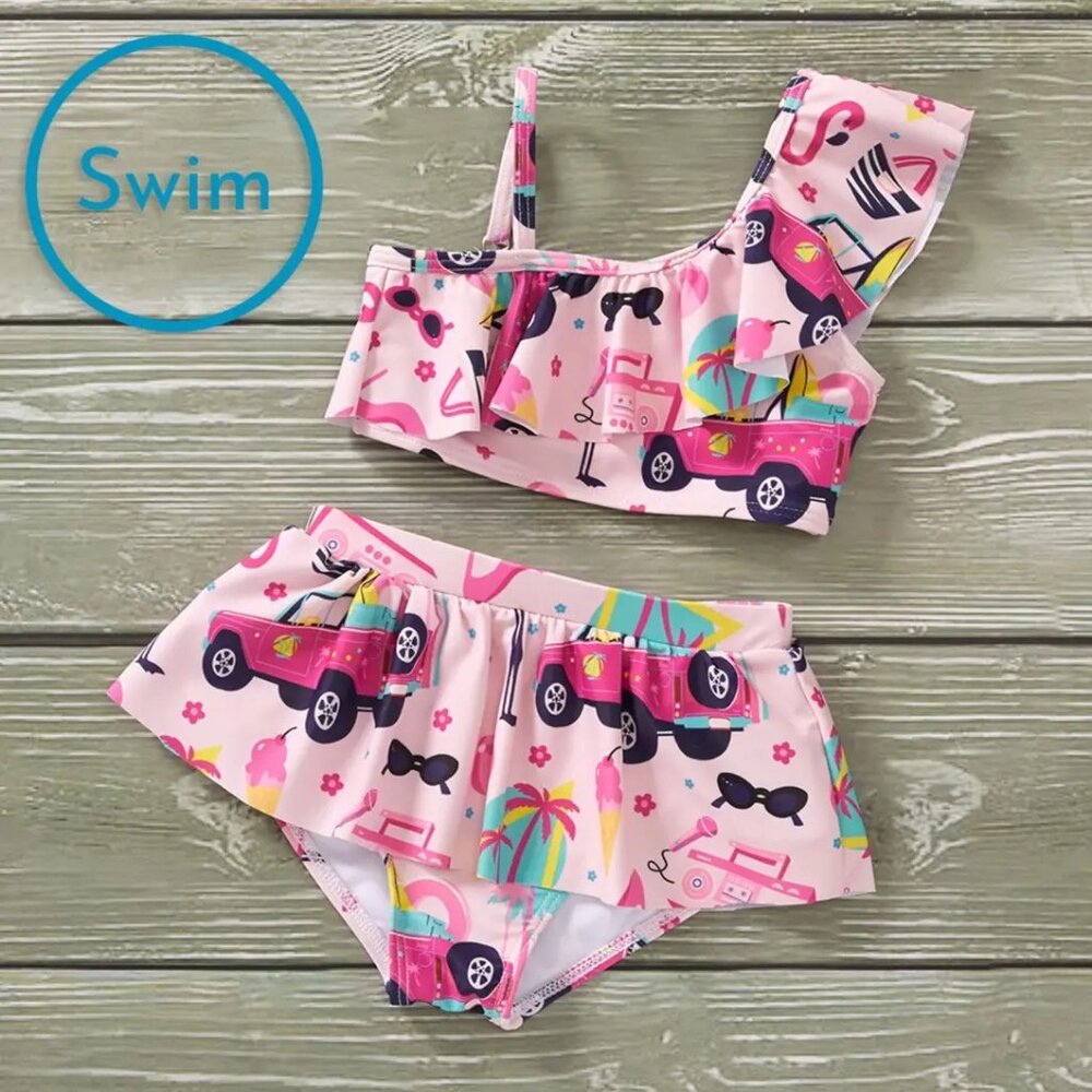 NWT 2 Piece Girl's Swim